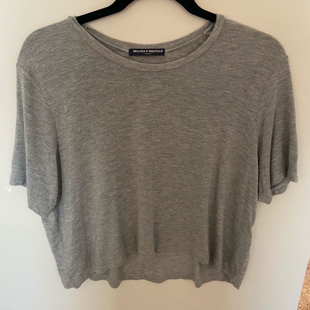 Brandy Melville gray tee